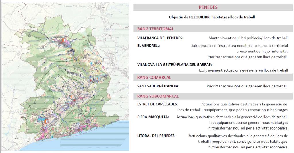 El Govern completa el planejament territorial de Catalunya al Penedès. EIX