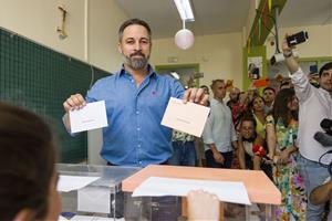 El líder de Vox, Santiago Abascal. ACN