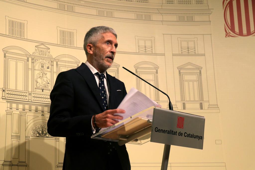 El ministre de l'Interior del govern espanyol, Fernando Grande-Marlaska. ACN / David Cobo