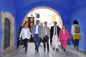 El ministre Fèlix Bolaños dona suport als alcaldables socialistes del Baix Penedès