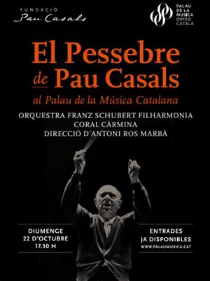 El Palau de la Música estrena de la versió orquestral reduïda d’El Pessebre de Pau Casals. EIX