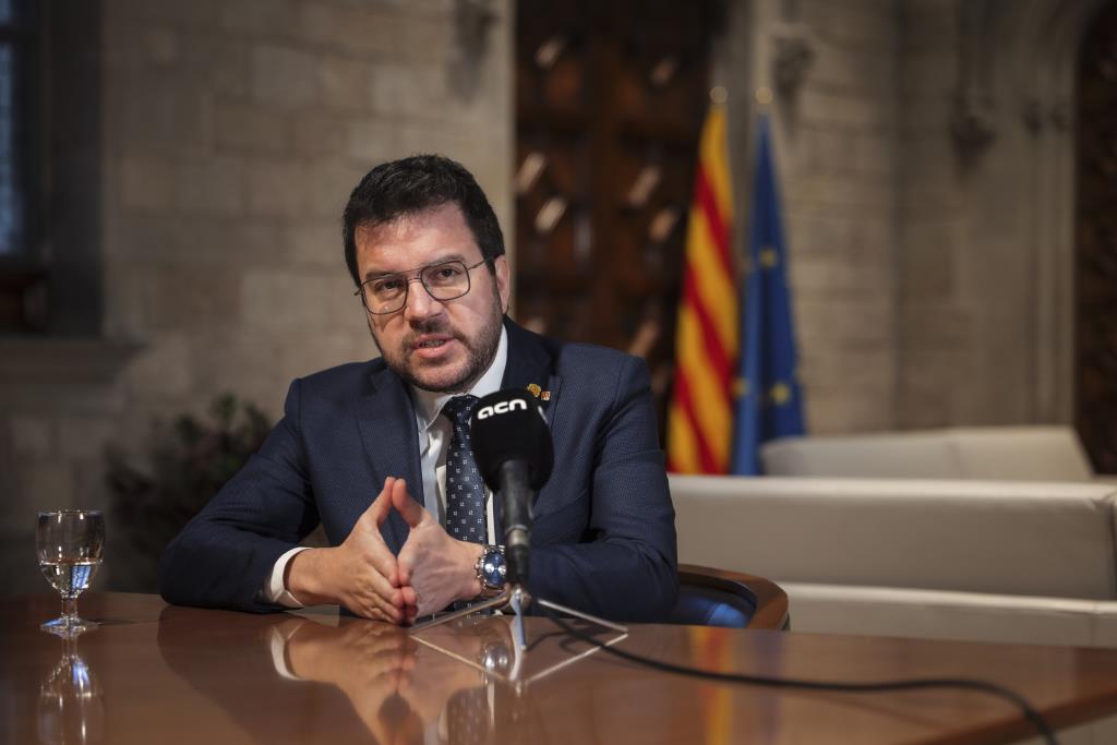 El president de la Generalitat, Pere Aragonès. ACN