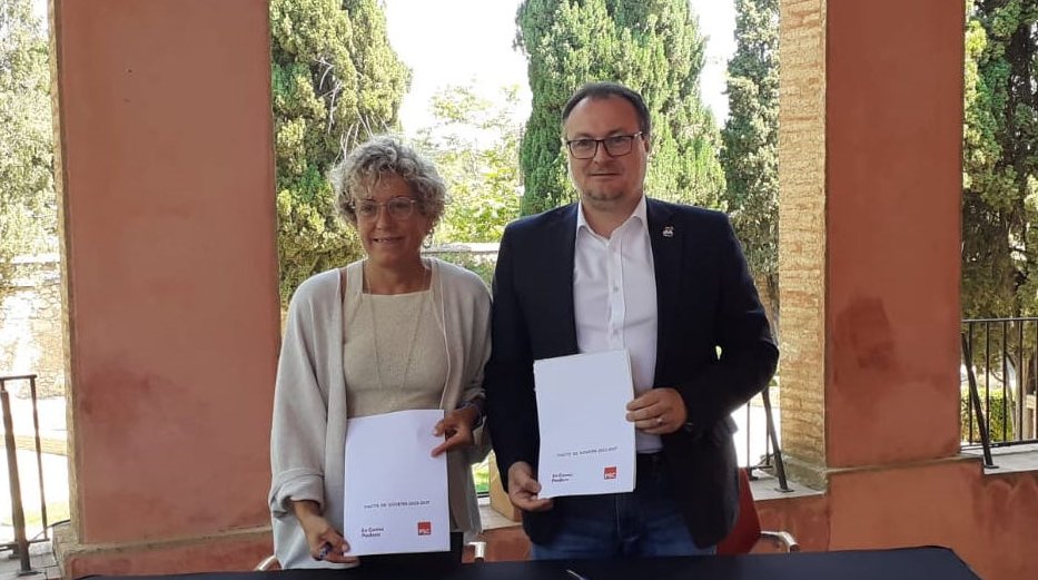 El PSC i En Comú Podem acorden un pacte de govern estable a Vilanova i la Geltrú. EIX