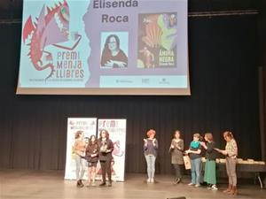 Elisenda Roca i Eloy Moreno, guanyadors dels Premis Menjallibres 2023. Ajuntament de Vilanova