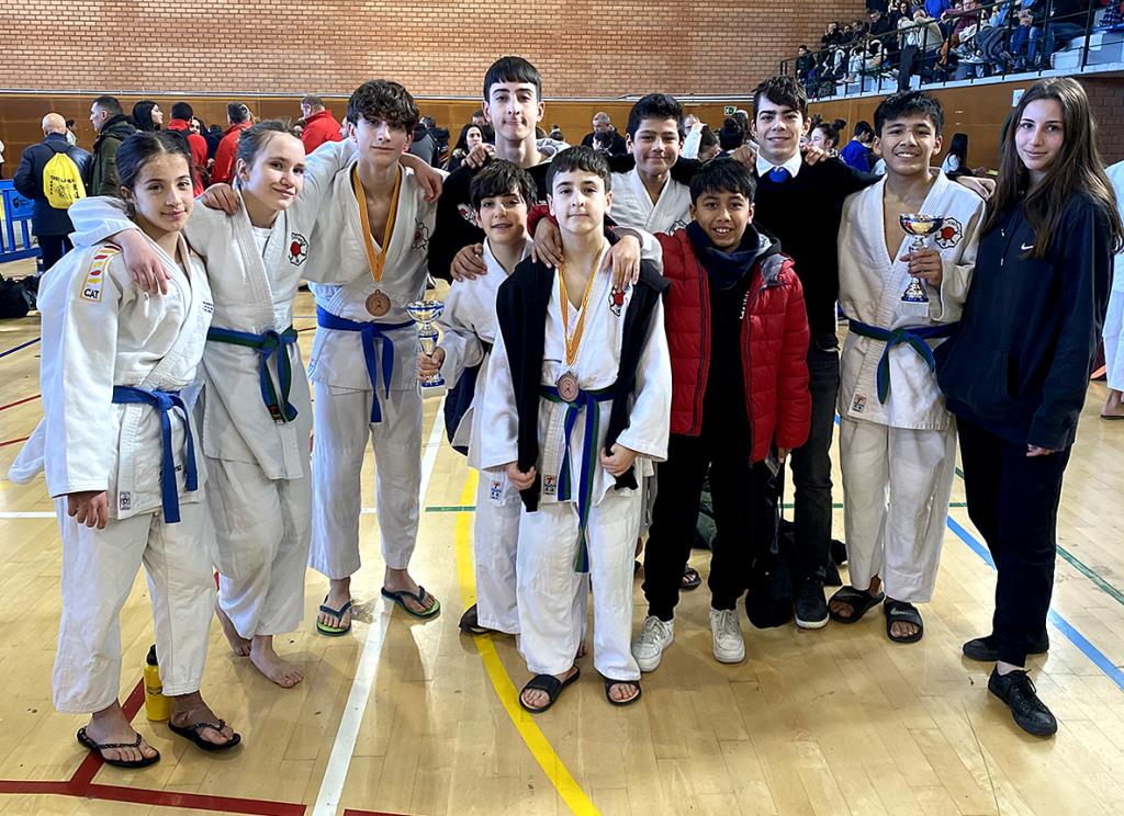 Els judoques de l’Escola de Judo Vilafranca - Vilanova. Eix