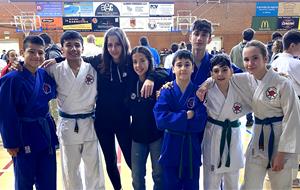 Els judoques del Club Judo Vilafranca-Vilanova. Eix