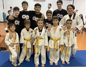 Els judoques del Club Judo Vilafranca-Vilanova