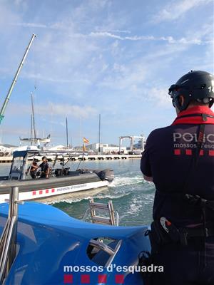 Els Mossos d'Esquadra es refermen com a policia integral a través del dispositiu especial per la Copa Amèrica de Vela a Vilanova i la Geltrú