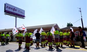 Els treballadors dels tallers de Renfe a Vilanova i la Geltrú convoquen quatre dies de vaga parcial