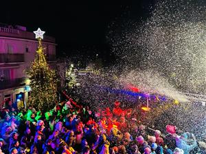 Encesa de llums de Nadal a Canyelles aquest divendres 24 de desembre. Ajuntament de Canyelles