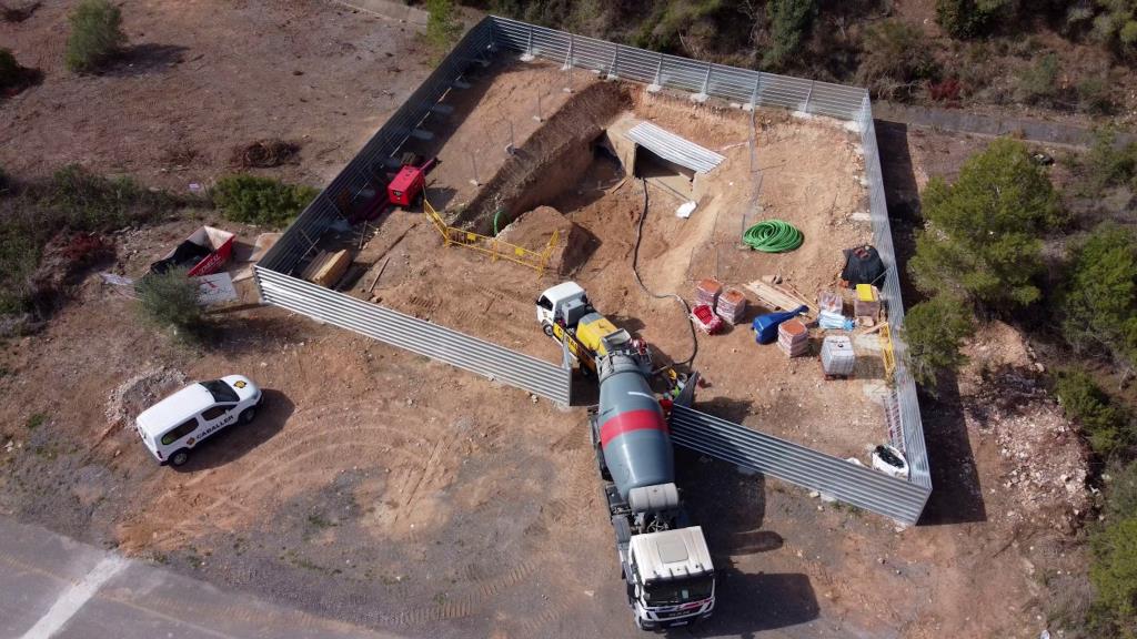 Endesa desmantella els túnels subterranis de l'antiga central tèrmica de Cubelles. ACN