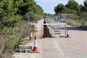 Endesa desmantella els túnels subterranis de l'antiga central tèrmica de Cubelles