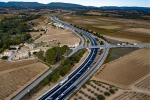 Entra en servei un segon tram del desdoblament de l’Eix Diagonal, entre la Granada i Cabrera d’Anoia. ACN