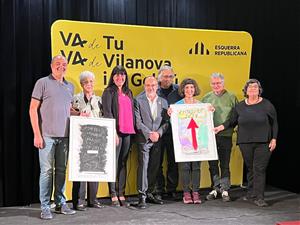 ERC lliura els XI premis Ventosa i Roig a l'Estaquirot i Miquel González, a títol pòstum. ERC