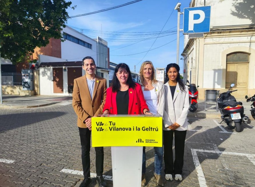 Esquerra anuncia un aparcament Park&Ride de 300 places a l’estació de Vilanova. ERC