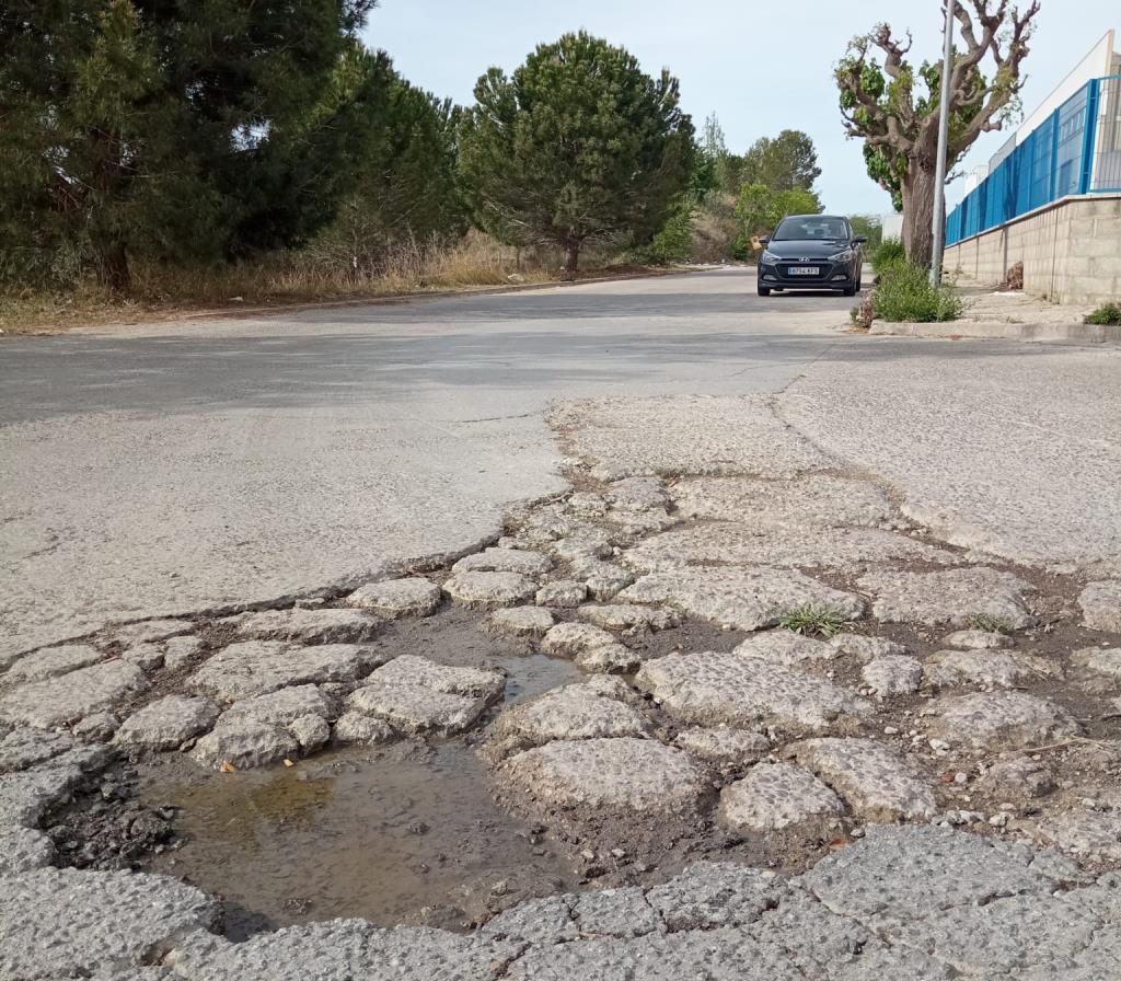 Estat dels carrers del Polígons 1 i 2 de Torrentfondo. Eix