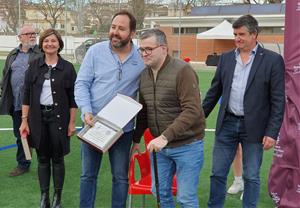 Exhibició de futbol femení per l'estrena de la nova gespa del camp de futbol de Ribes