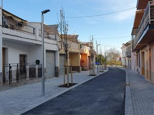 Finalitza la reforma urbana del carrer Pere II de les Roquetes. Ajt Sant Pere de Ribes