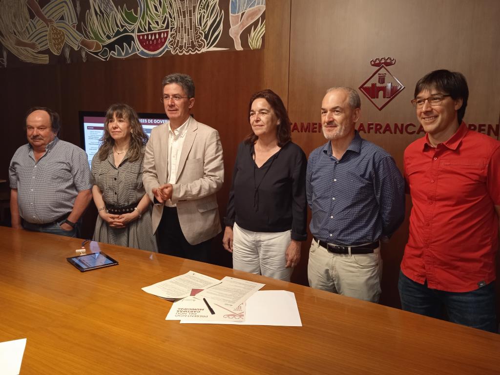 Francisco Romero crea una nova àrea de seguretat ciutadana i suprimeix els càrrecs de confiança a Vilafranca. Ramon Filella