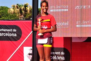 Fromsis López segona absoluta de l'Aquatló Internacional Challenge Barcelona