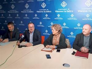 Gerard Llobet, Juan Luís Ruiz, Iolanda Sánchez i Alfredo Villa. Ajuntament de Vilanova