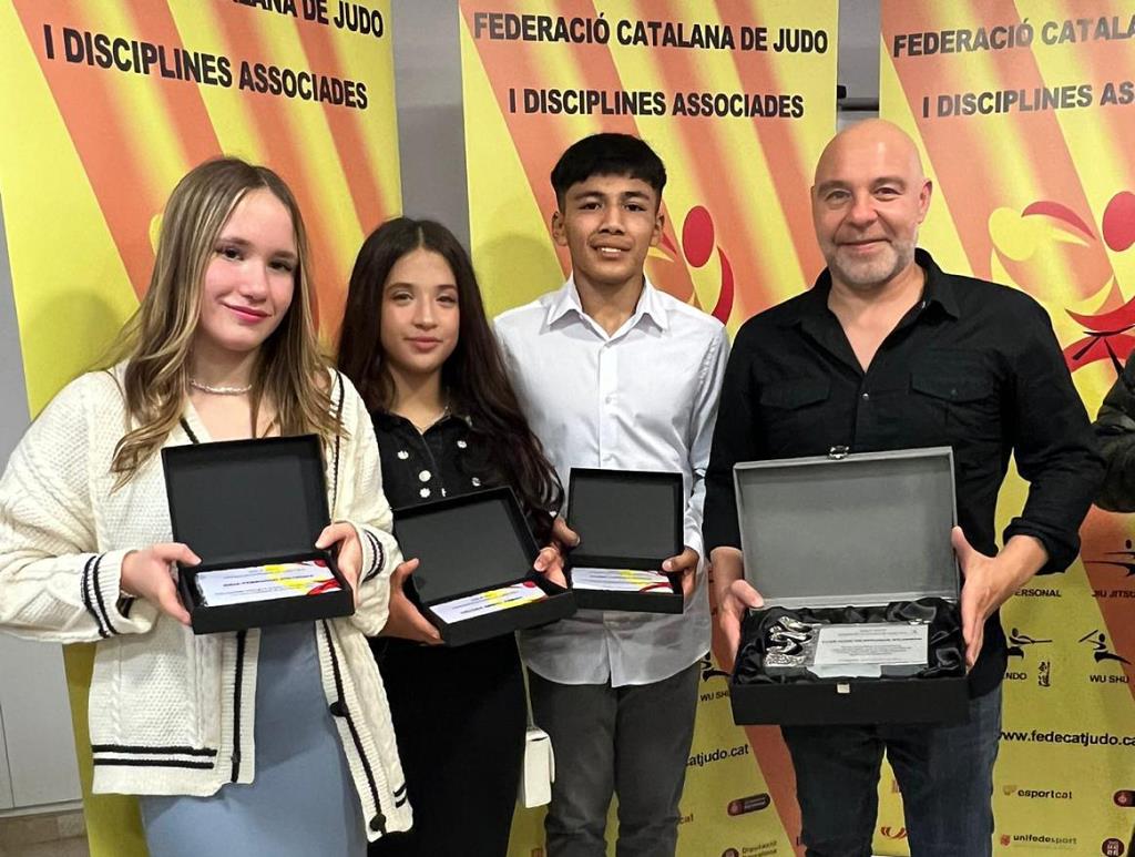 Guardons de l’Escola de Judo Vilafranca-Vilanova. Eix