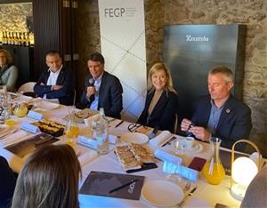 Jaume Guardiola, president del Cercle d’Economia, al Fòrum Gran Penedès de la FEGP. FEGP