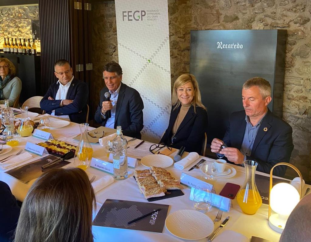 Jaume Guardiola, president del Cercle d’Economia, al Fòrum Gran Penedès de la FEGP. FEGP