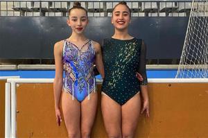 Júlia Arnan i Sara Queral a la competició. Eix