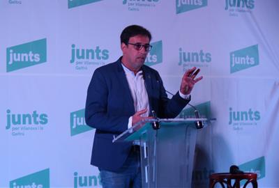 Junts presenta Jaume Carnicer com a candidat a l'alcaldia de Vilanova. Junts