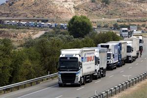 La CGT convoca una vaga de 24 hores en el transport per carretera per reclamar la jubilació als 60 anys. ACN