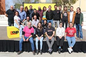 La CUP de Vilafranca presenta la llista i el programa electoral amb què concorrerà les eleccions. CUP