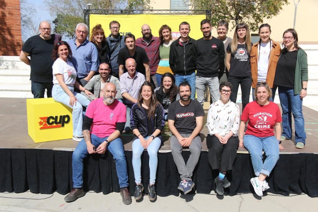 La CUP de Vilafranca presenta la llista i el programa electoral amb què concorrerà les eleccions. CUP