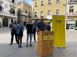 La CUP fa una crida a concentrar el vot independentista i d’esquerres a la candidatura vilafranquina. CUP
