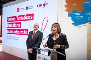 La Diputació i Renfe treballen per posar en marxa trens turístics temàtics al Penedès. Diputació de Barcelona