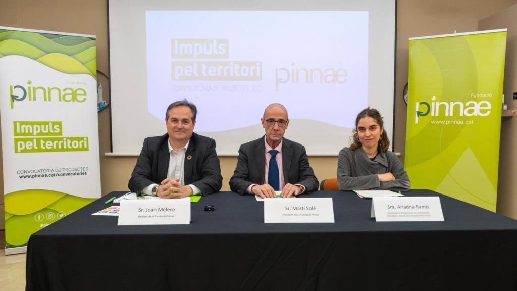 La Fundació Pinnae augmenta fins als 350 mil euros la dotació de la convocatòria de projectes d'impuls al territori. Fundació Pinnae