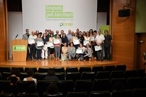 La Fundació Pinnae lliura els diplomes als Projectes seleccionats d'Impuls pel Territori. Fundació Pinnae