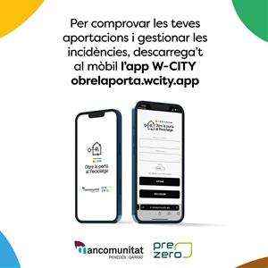 La Mancomunitat Penedès Garraf amplia les funcions de l'App del Porta a Porta. Mancomunitat