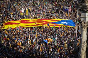 La manifestació de l'ANC per la Diada congrega 115.000 persones a Barcelona, segons la Guàrdia Urbana