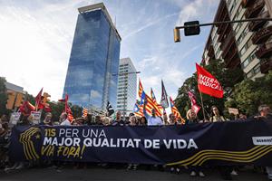 La manifestació de l'ANC per la Diada congrega 115.000 persones a Barcelona, segons la Guàrdia Urbana