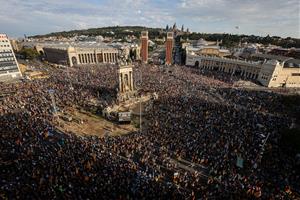 La manifestació de l'ANC per la Diada congrega 115.000 persones a Barcelona, segons la Guàrdia Urbana