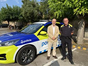 La Policia de Vilafranca completa les unitats de cotxe-patrulla amb un nou vehicle híbrid