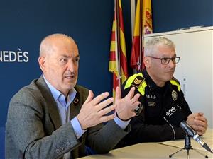 La Policia de Vilafranca posa un centenar de denúncies a la campanya sobre l’ús correcte dels patinets. Ajuntament de Vilafranca