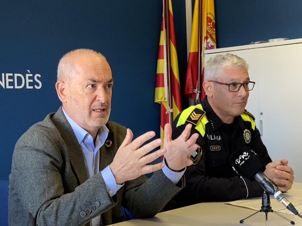 La Policia de Vilafranca posa un centenar de denúncies a la campanya sobre l’ús correcte dels patinets. Ajuntament de Vilafranca