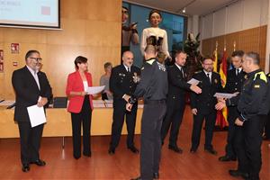 La policia local de Sant Pere de Ribes celebra el seu dia amb reconeixements i mencions. Ajt Sant Pere de Ribes