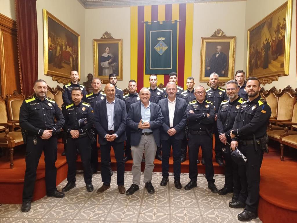 La Policia Local de Vilafranca augmenta en vuit el seu nombre d'agents per cobrir les necessitats de la ciutat. Ajuntament de Vilafranca
