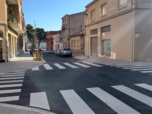 La reurbanització del carrer Tossa de Mar de Vilafranca continuarà després de les festes