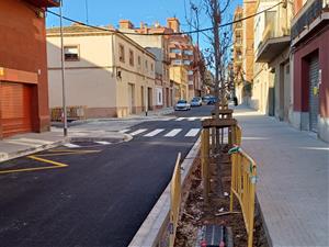 La reurbanització del carrer Tossa de Mar de Vilafranca continuarà després de les festes