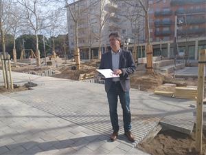La reurbanització del primer tram de la rambla de la Girada, llesta a finals d’abril