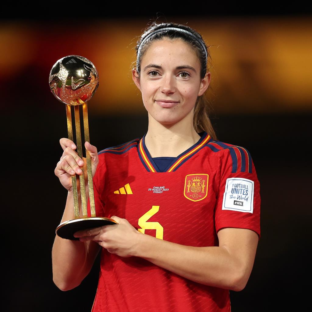 La ribetana Aitana Bonmatí, campiona del món i millor jujadora del Mundial del Futbol femení. FIFA Women's World Cup